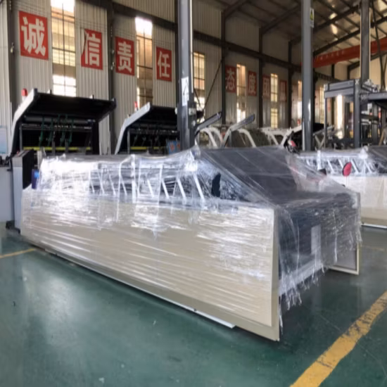 Laminadora automática de papel de flauta para cartón corrugado, laminadora de cartón de cartón gris